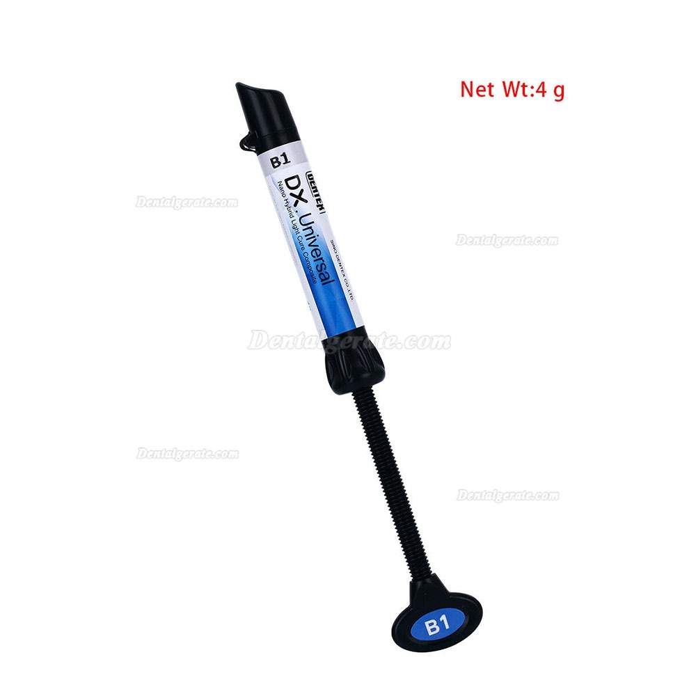 5Pcs B1 Lichth&auml;rtende Dental Hybridkunstharz Composite Syringe